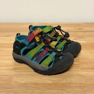 Keen Newport H2 Rainbow Tie Dye Kids 10